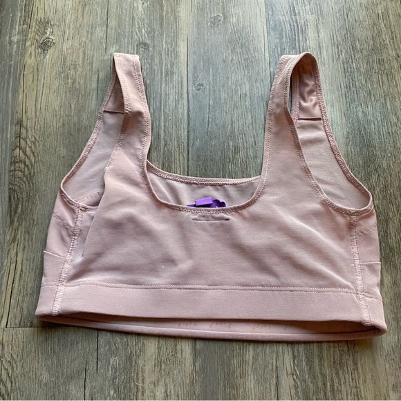 Light Pink Yitty Mesh Me Smoothing Midi Bralette - Picture 3 of 7